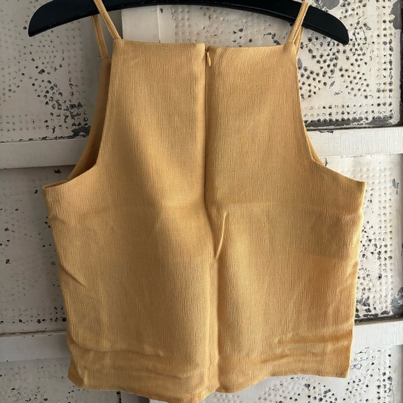 Summer Yellow Linen-blend top - Picture 2 of 5